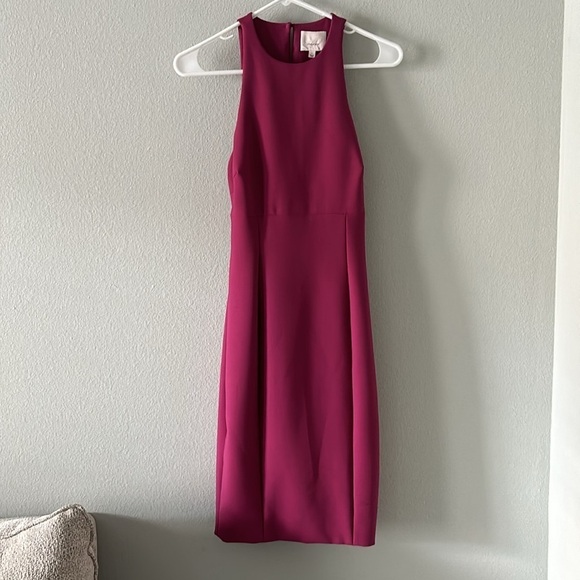 Cinq a Sept Makenna Sleeveless Sheath Dress in Purple - Picture 2 of 5